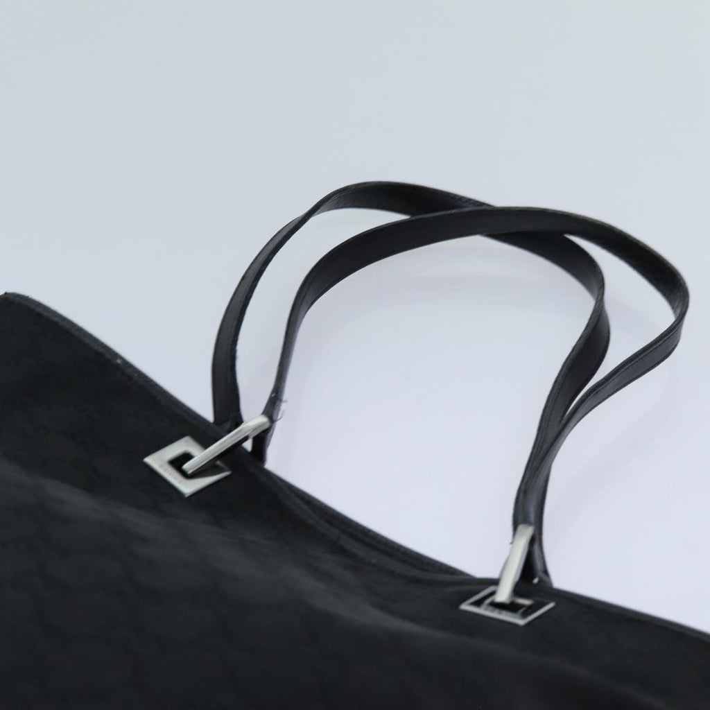 GUCCI GG Canvas Tote Bag Black hk1195
