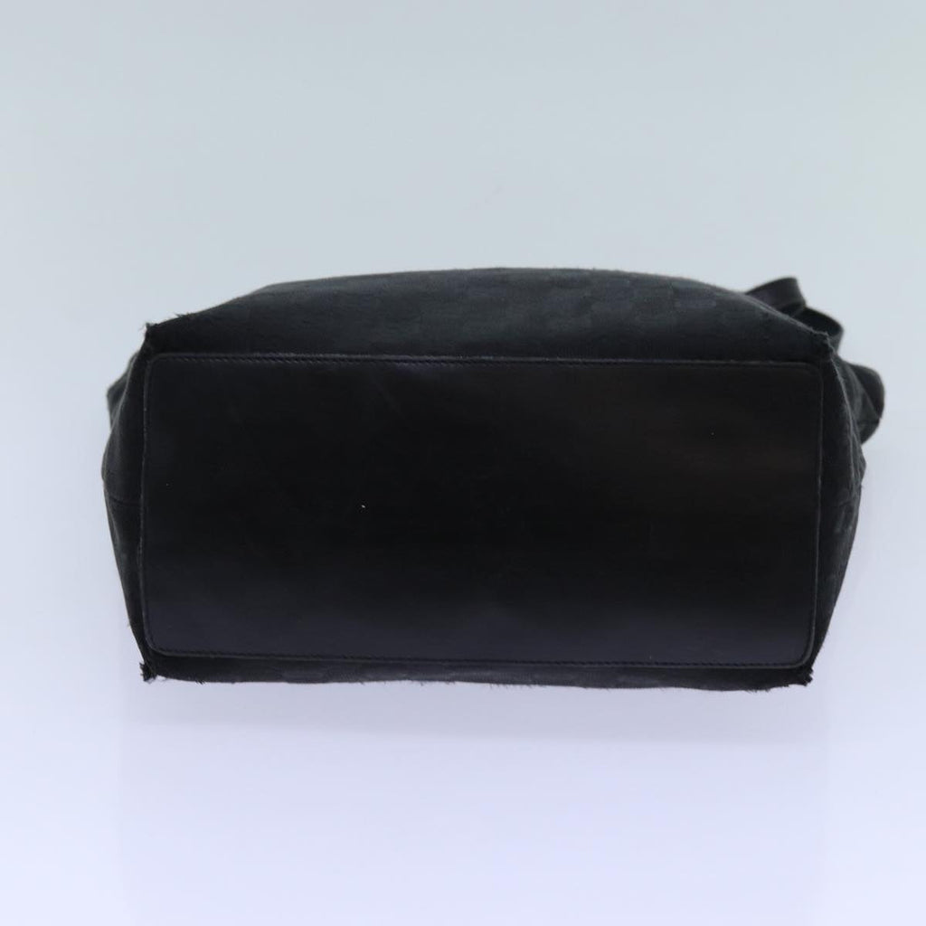GUCCI GG Canvas Tote Bag Black hk1195