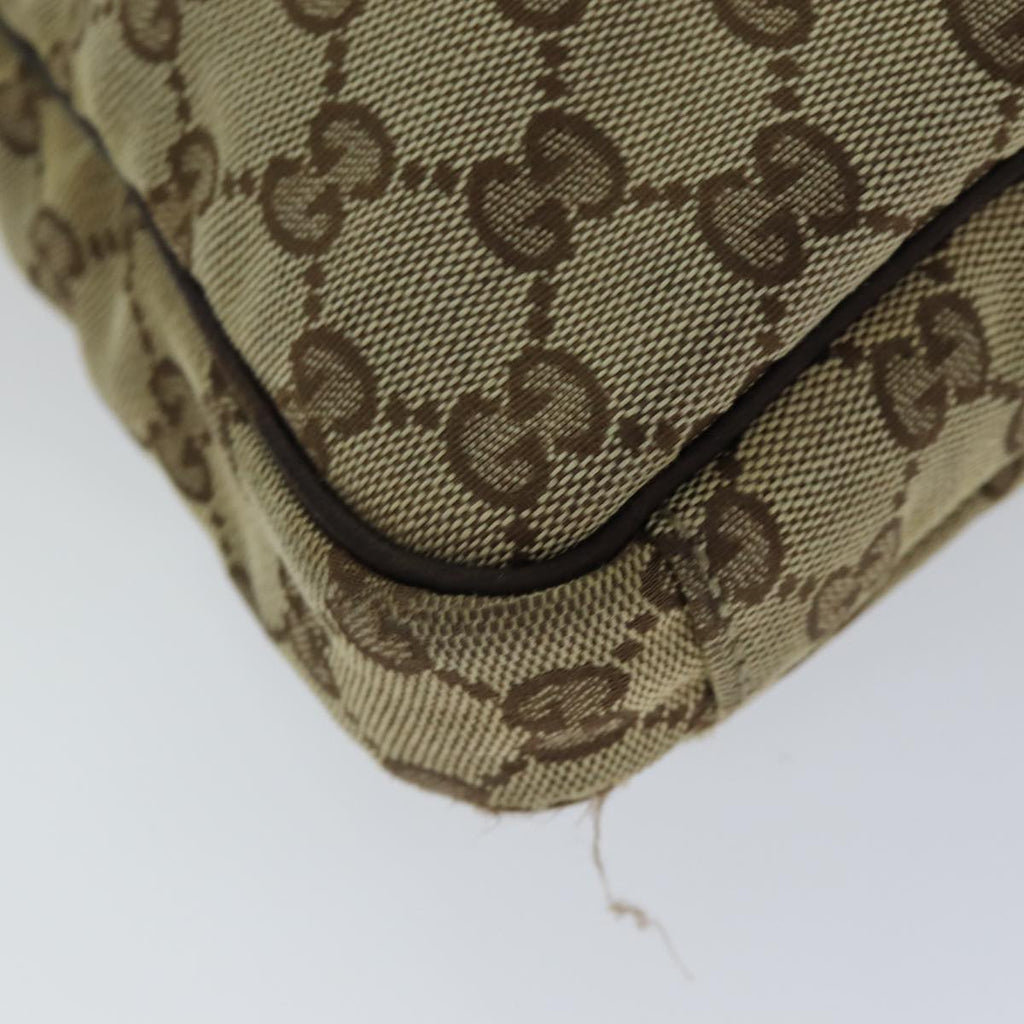 GUCCI GG Canvas Shoulder Bag Beige 92551 hk1276