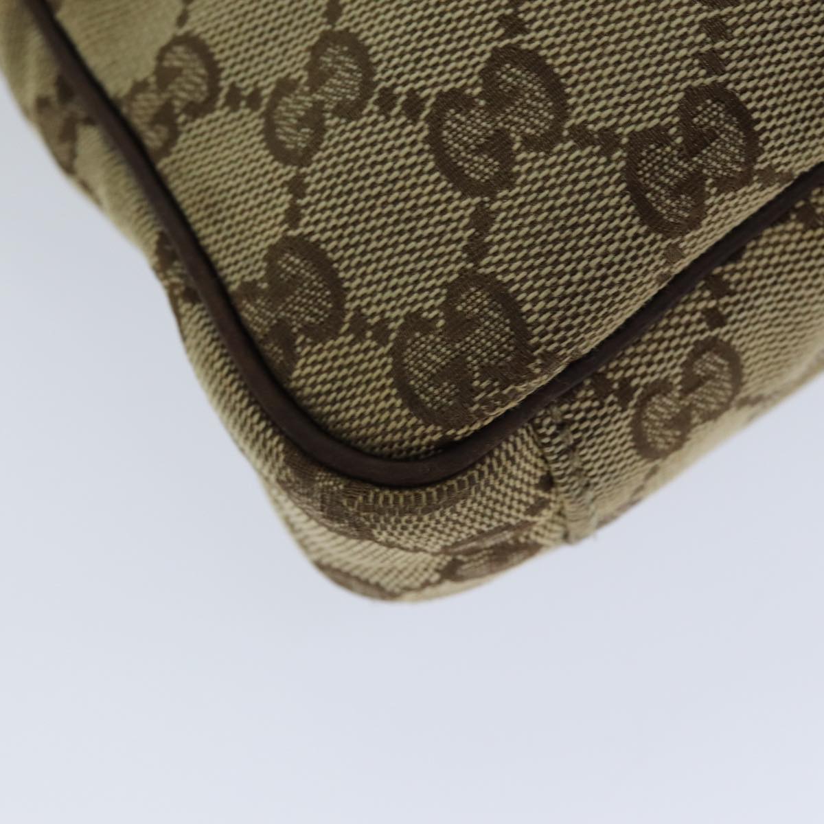GUCCI GG Canvas Shoulder Bag Beige 92551 hk1276