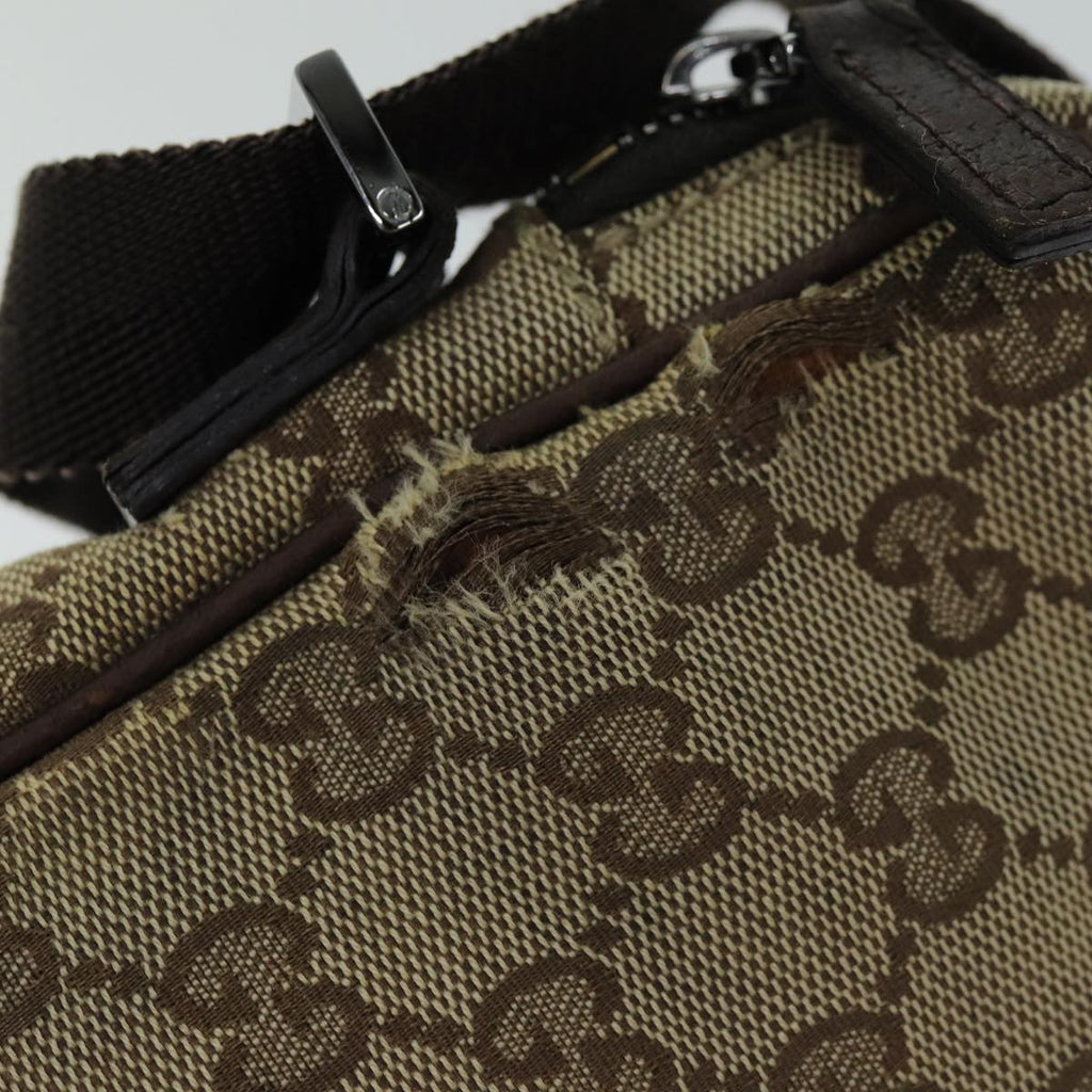 GUCCI GG Canvas Shoulder Bag Beige 92551 hk1276