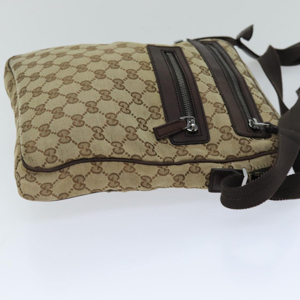 GUCCI GG Canvas Shoulder Bag Beige 92551 hk1276