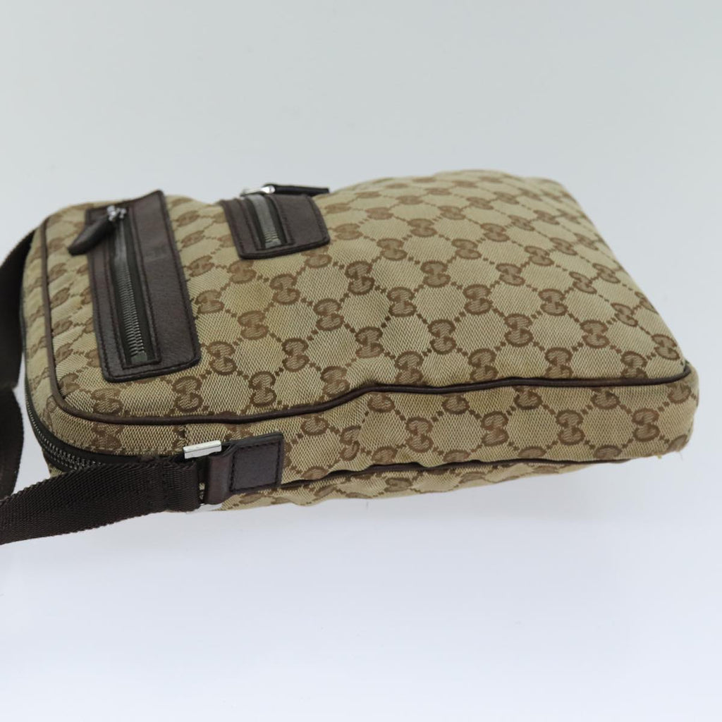 GUCCI GG Canvas Shoulder Bag Beige 92551 hk1276