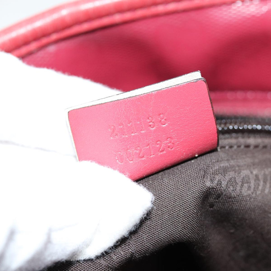 GUCCI GG Canvas Tote Bag Red 211138 hk1291