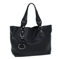 GUCCI GG Canvas Guccissima Horsebit Tote Bag Black 229852 hk1292