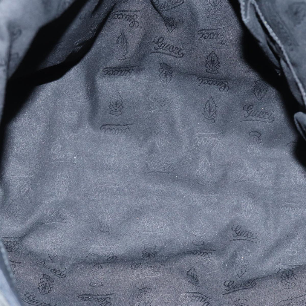 GUCCI GG Canvas Guccissima Horsebit Tote Bag Black 229852 hk1292