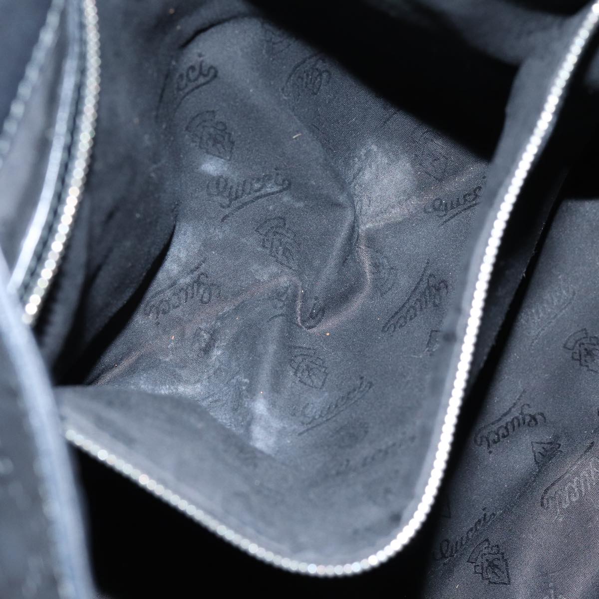 GUCCI GG Canvas Guccissima Horsebit Tote Bag Black 229852 hk1292