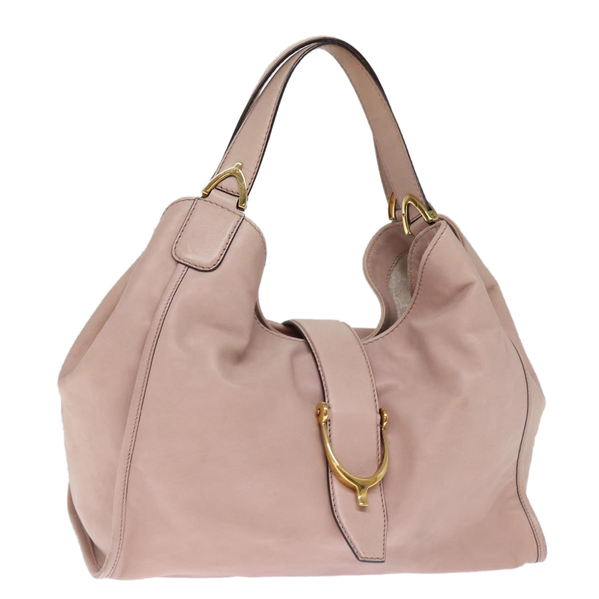 GUCCI Tote Bag Leather Pink 296856 hk1293