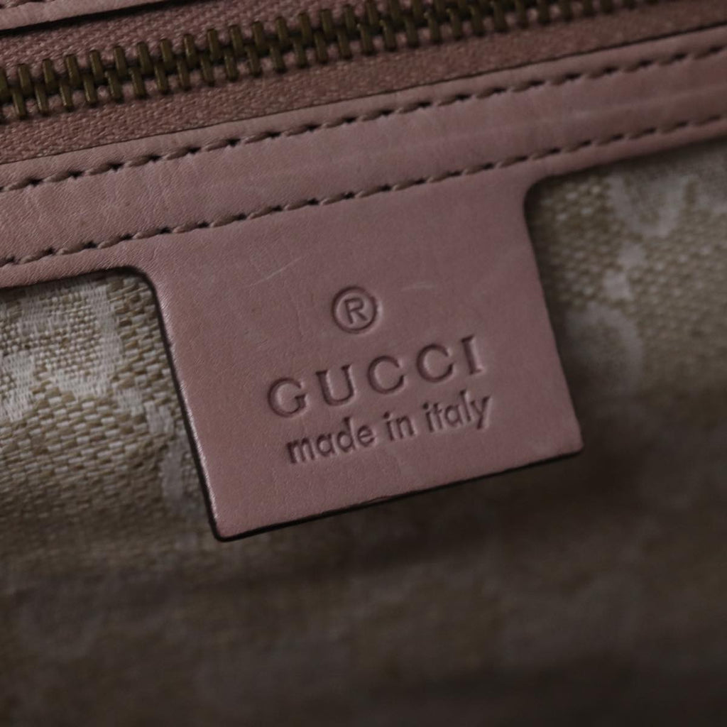 GUCCI Tote Bag Leather Pink 296856 hk1293