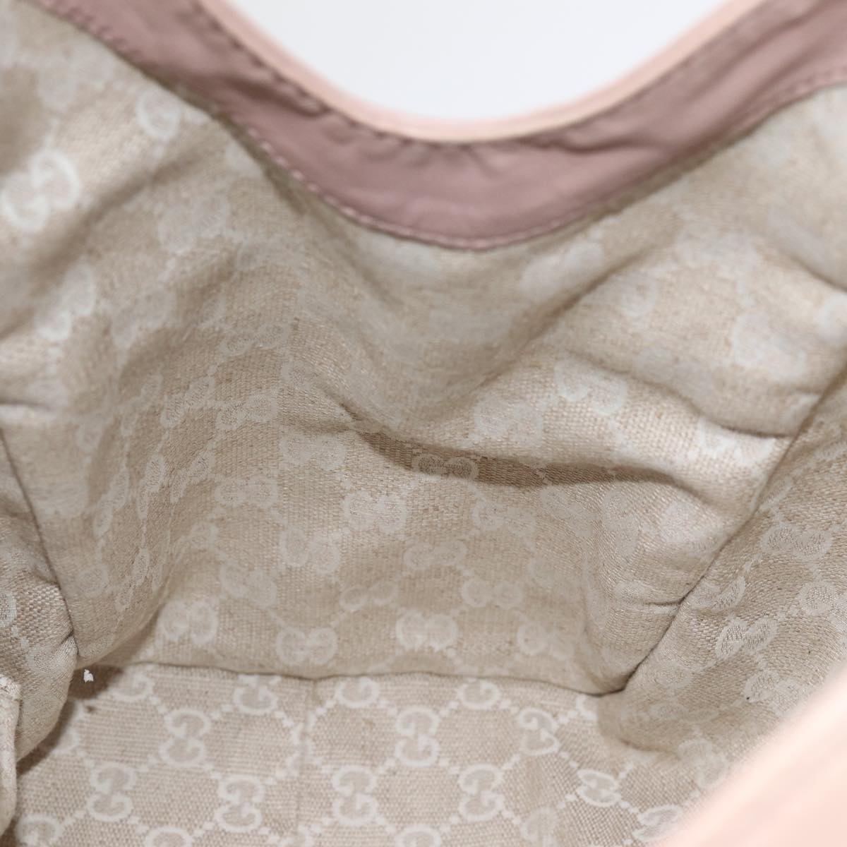GUCCI Tote Bag Leather Pink 296856 hk1293