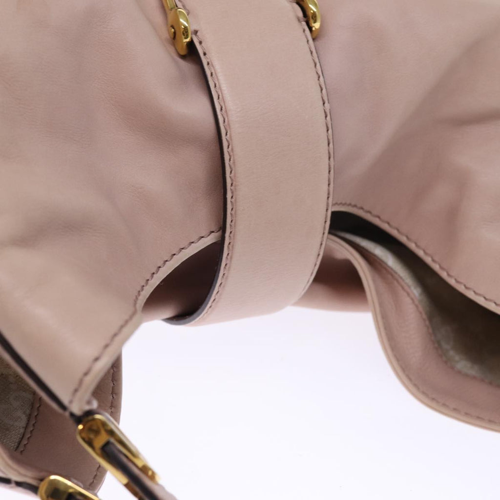 GUCCI Tote Bag Leather Pink 296856 hk1293