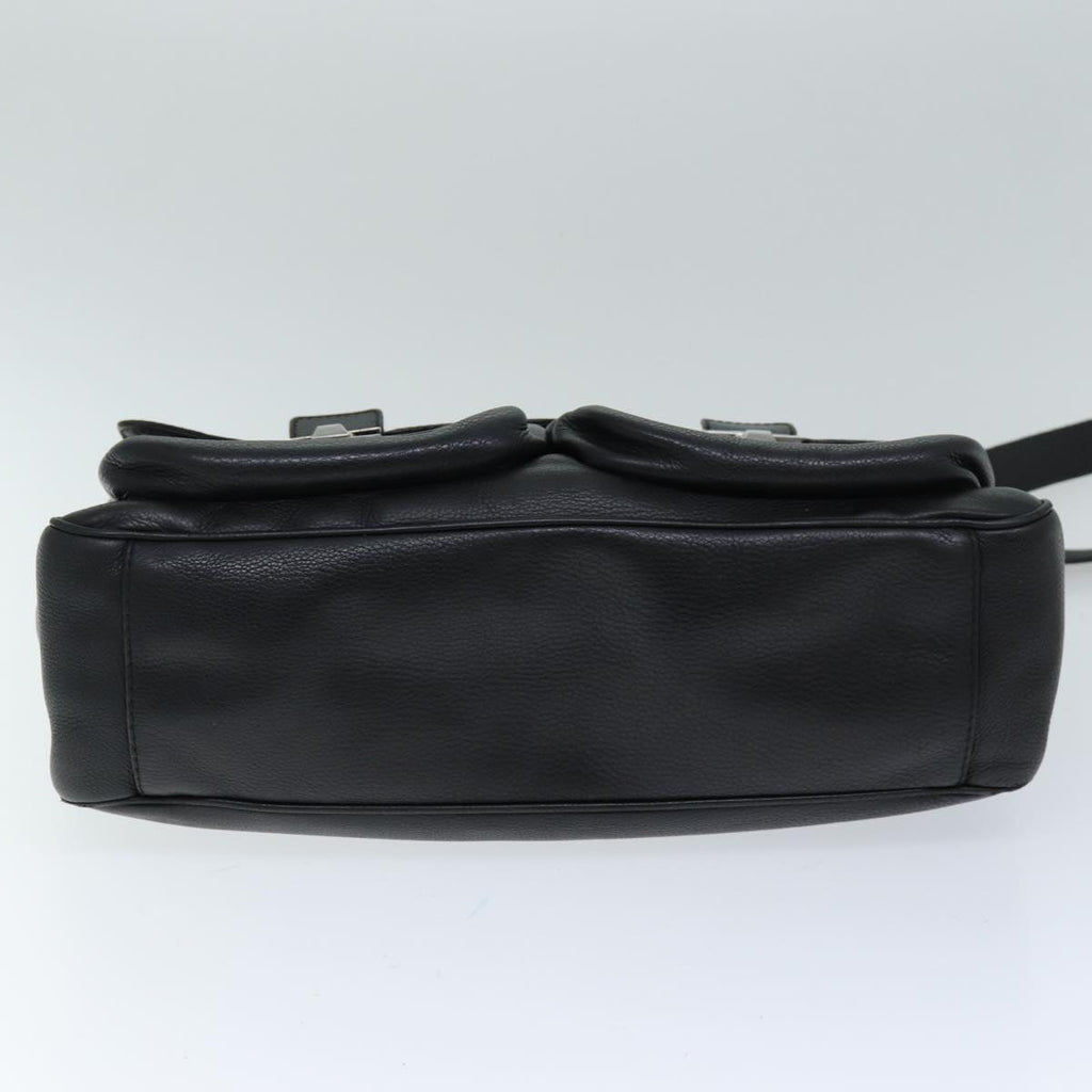 GUCCI Hand Bag Leather 2way Black hk1295
