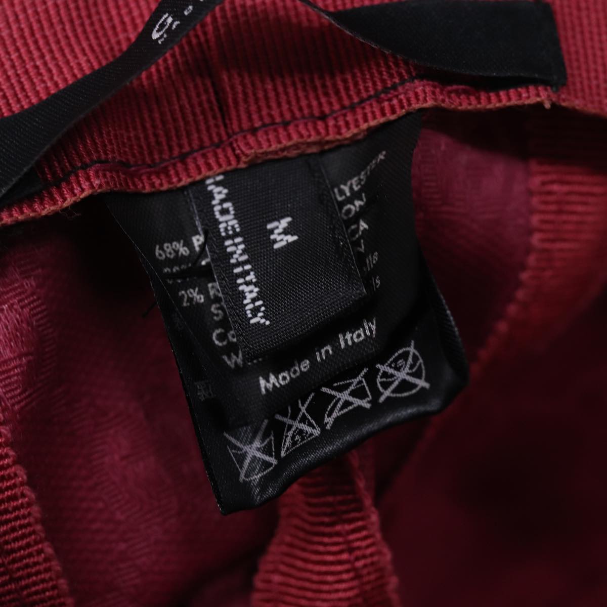 GUCCI GG Canvas Hat M Red 030367 hk1310