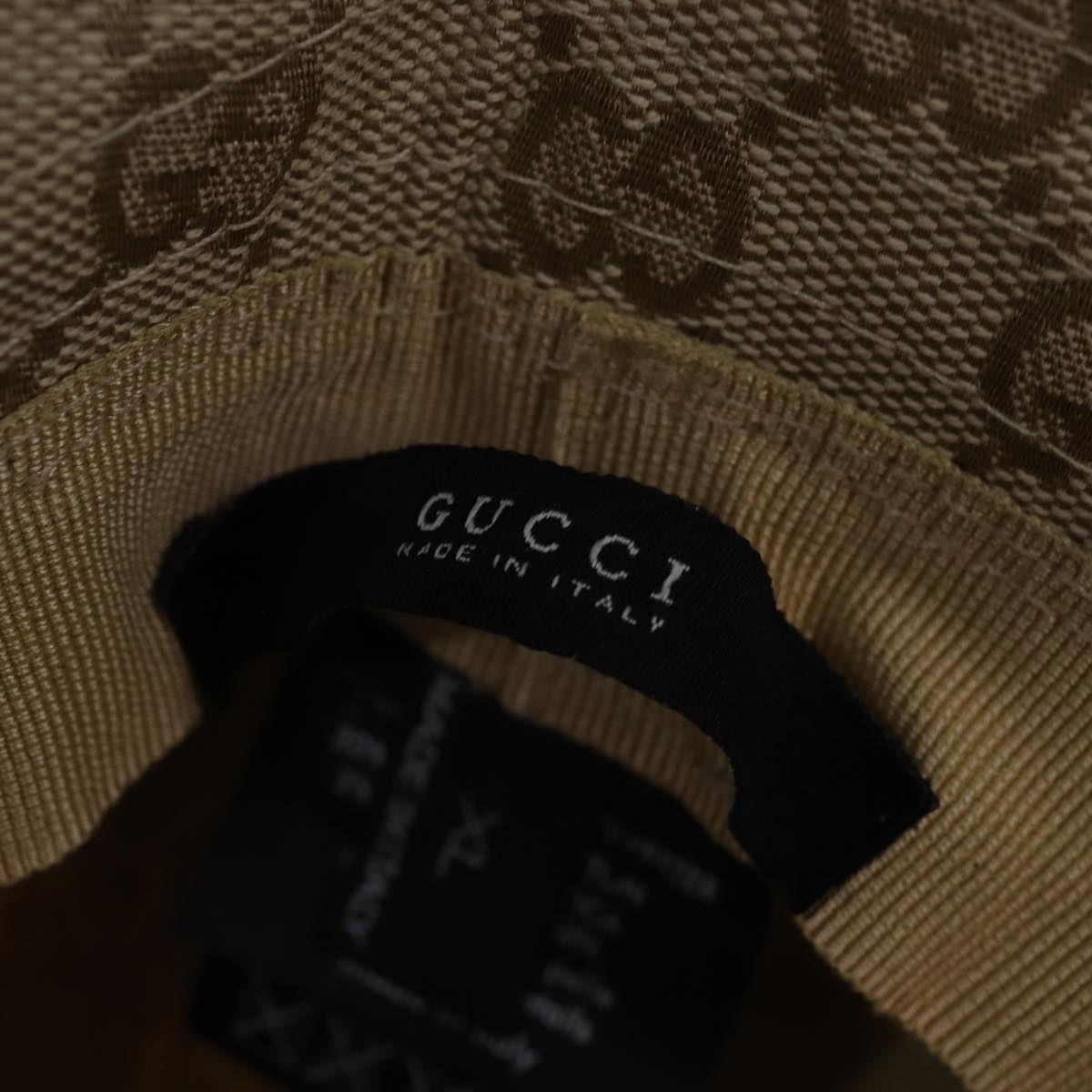 GUCCI GG Canvas Hat XL Beige hk1407