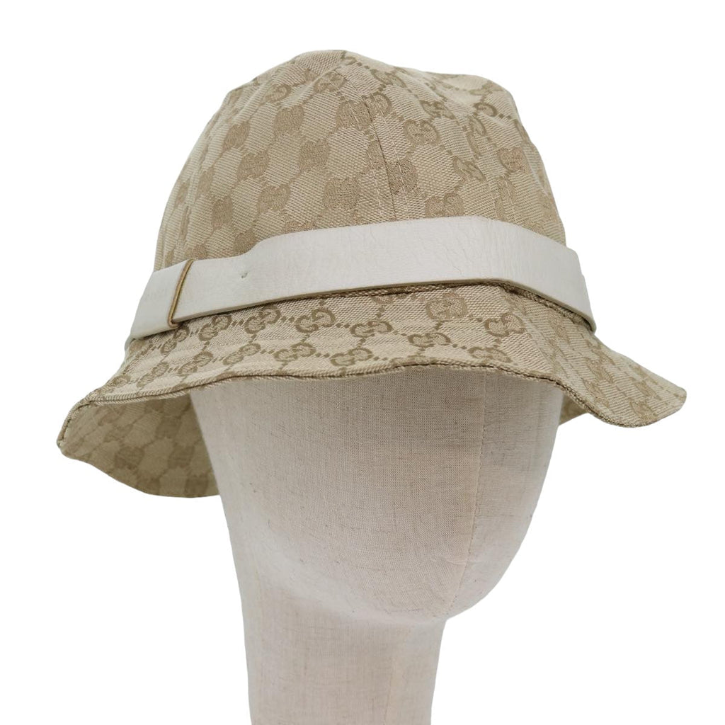 GUCCI GG Canvas Hat XL Beige hk1407