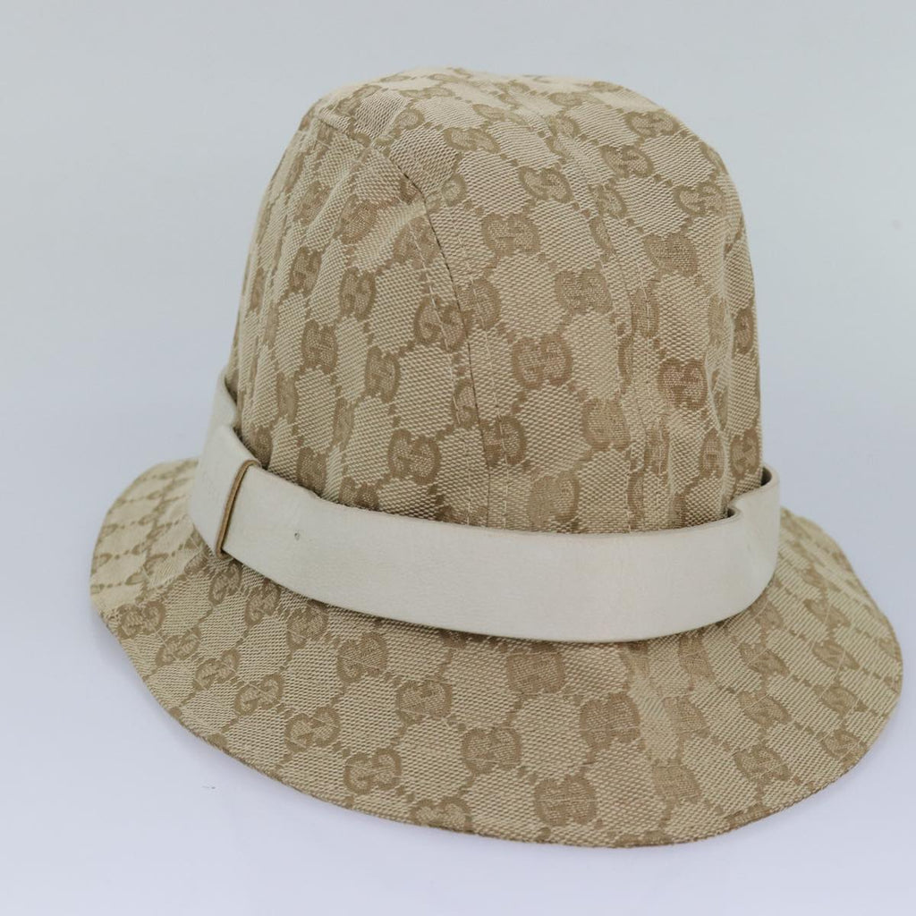 GUCCI GG Canvas Hat XL Beige hk1407