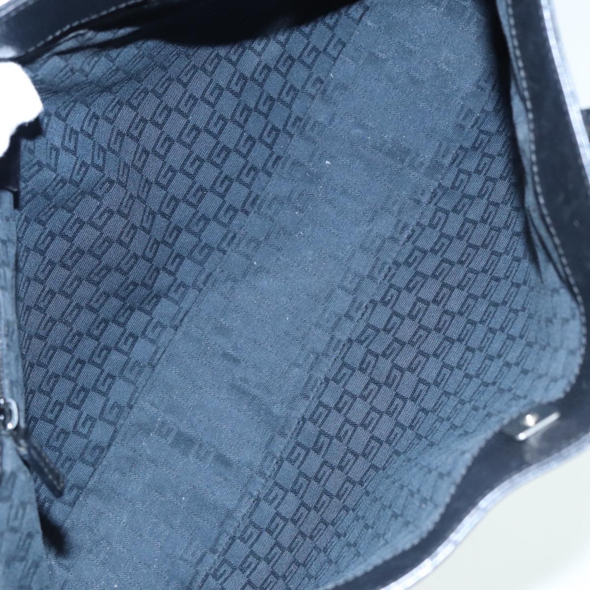 GUCCI Tote Bag Leather Black 73983 hk1431