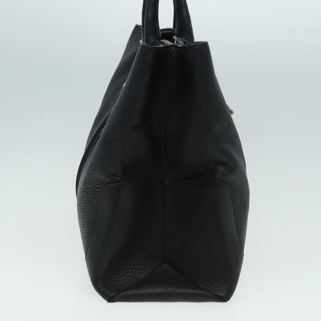 GUCCI Hand Bag Leather Black 130994 hk1433