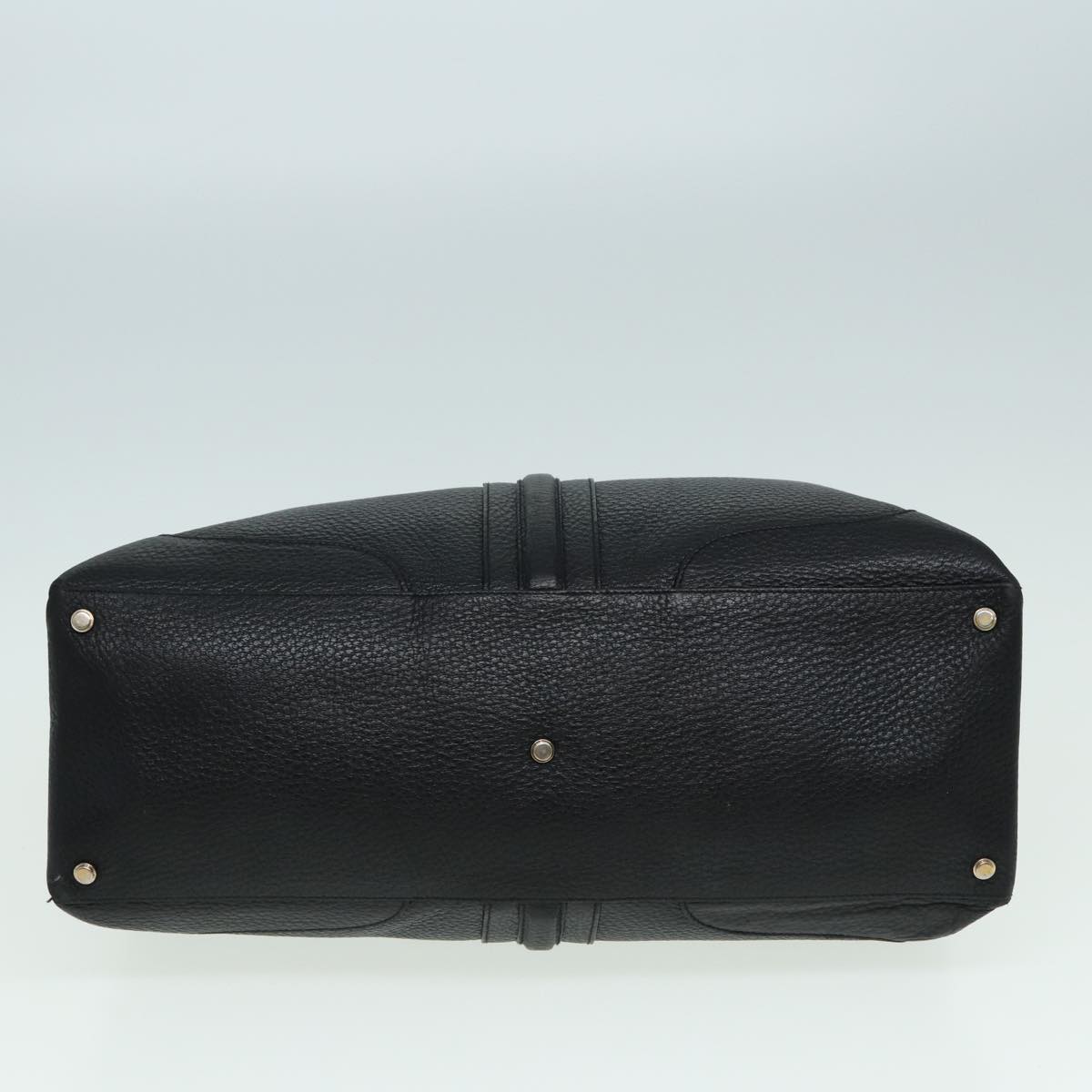 GUCCI Hand Bag Leather Black 130994 hk1433