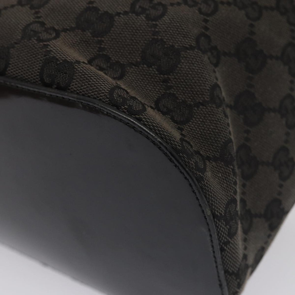 GUCCI GG Canvas Hand Bag Black 001 3738 hk1441