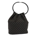 GUCCI GG Canvas Hand Bag Black 001 3738 hk1441