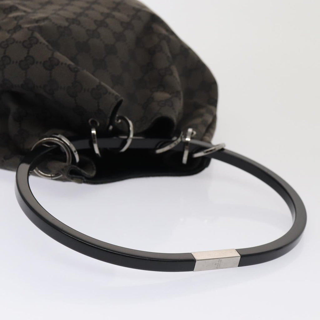 GUCCI GG Canvas Hand Bag Black 001 3738 hk1441