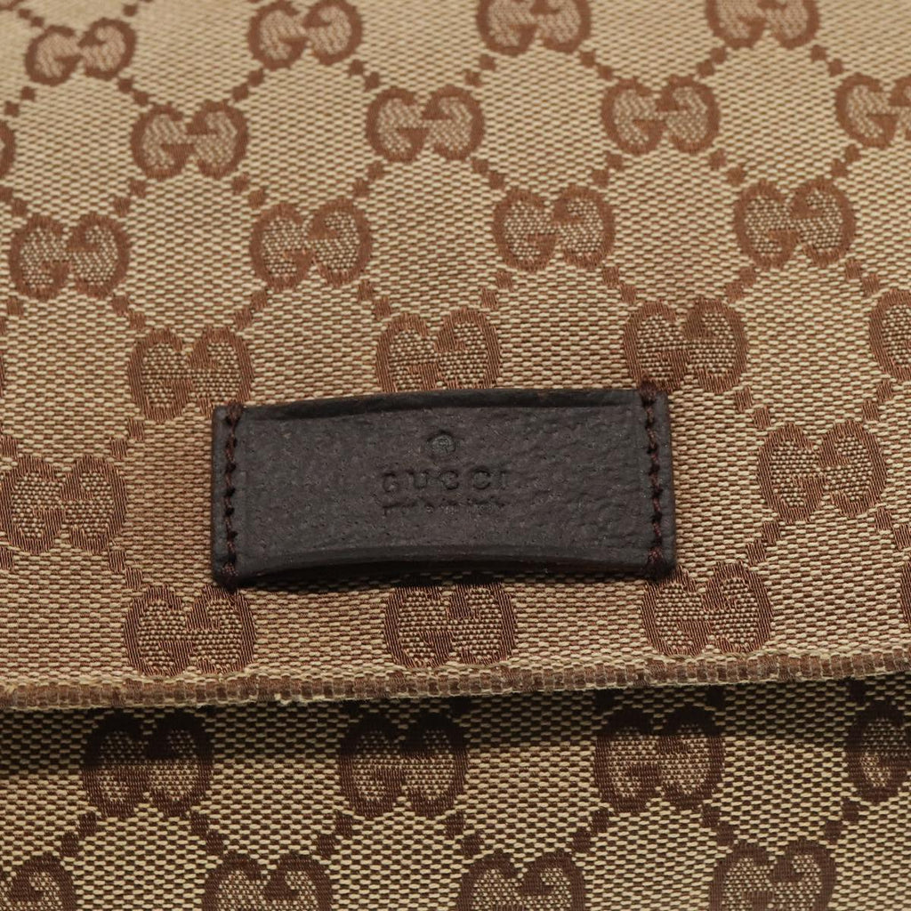 GUCCI GG Canvas Shoulder Bag Beige 146236 hk1458