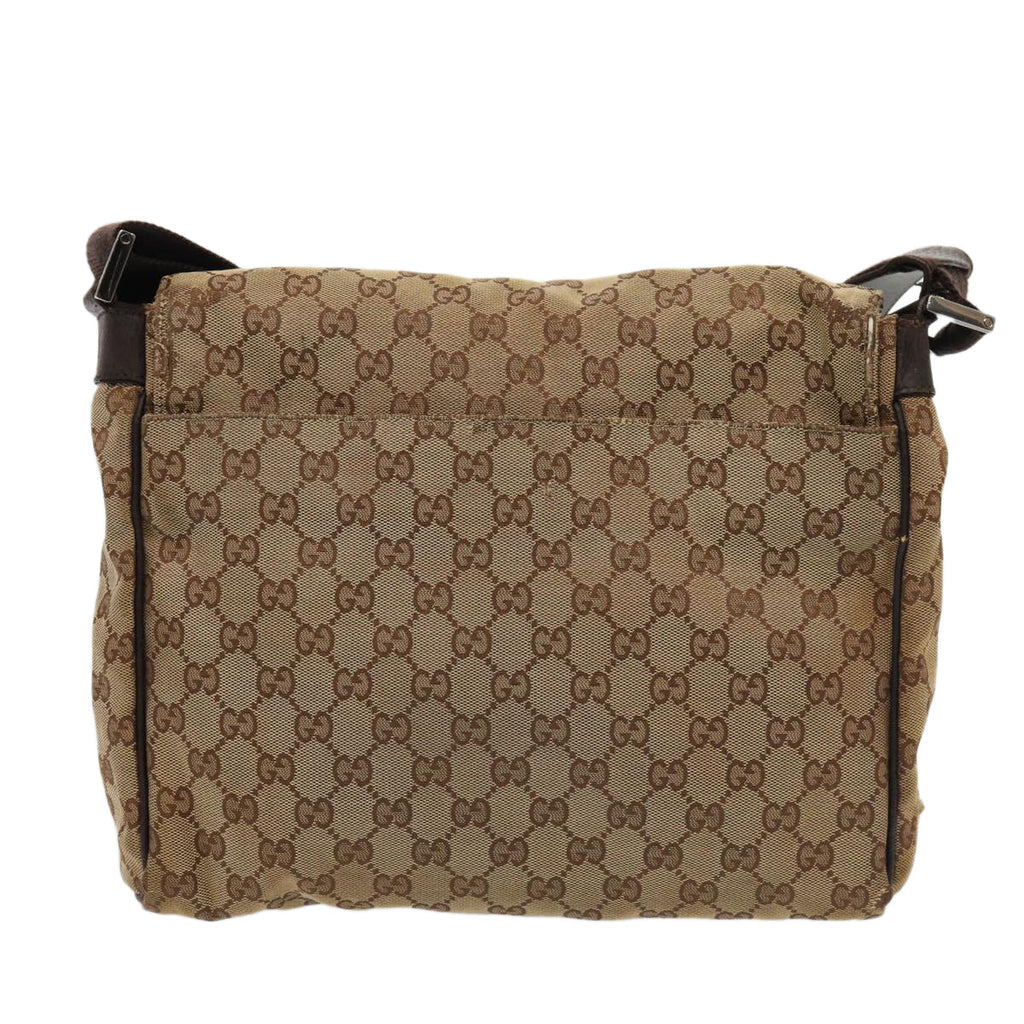 GUCCI GG Canvas Shoulder Bag Beige 146236 hk1458