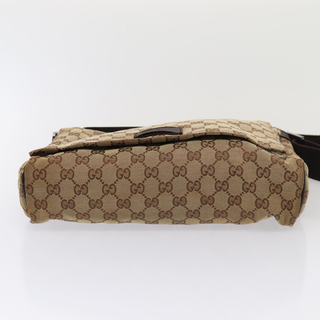 GUCCI GG Canvas Shoulder Bag Beige 146236 hk1458