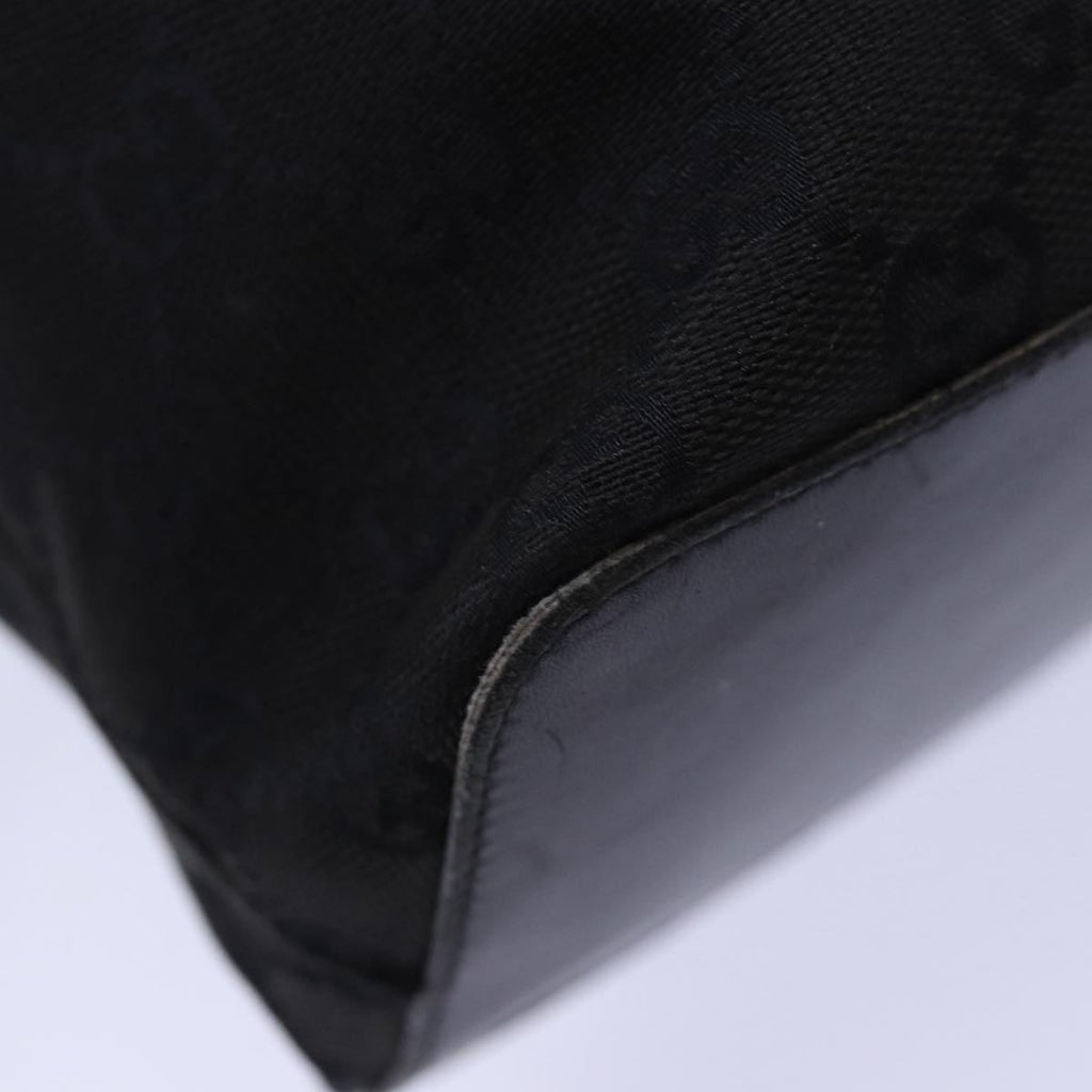 GUCCI GG Canvas Shoulder Bag Black 90644 hk1517