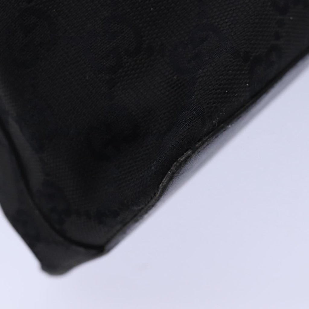 GUCCI GG Canvas Shoulder Bag Black 90644 hk1517