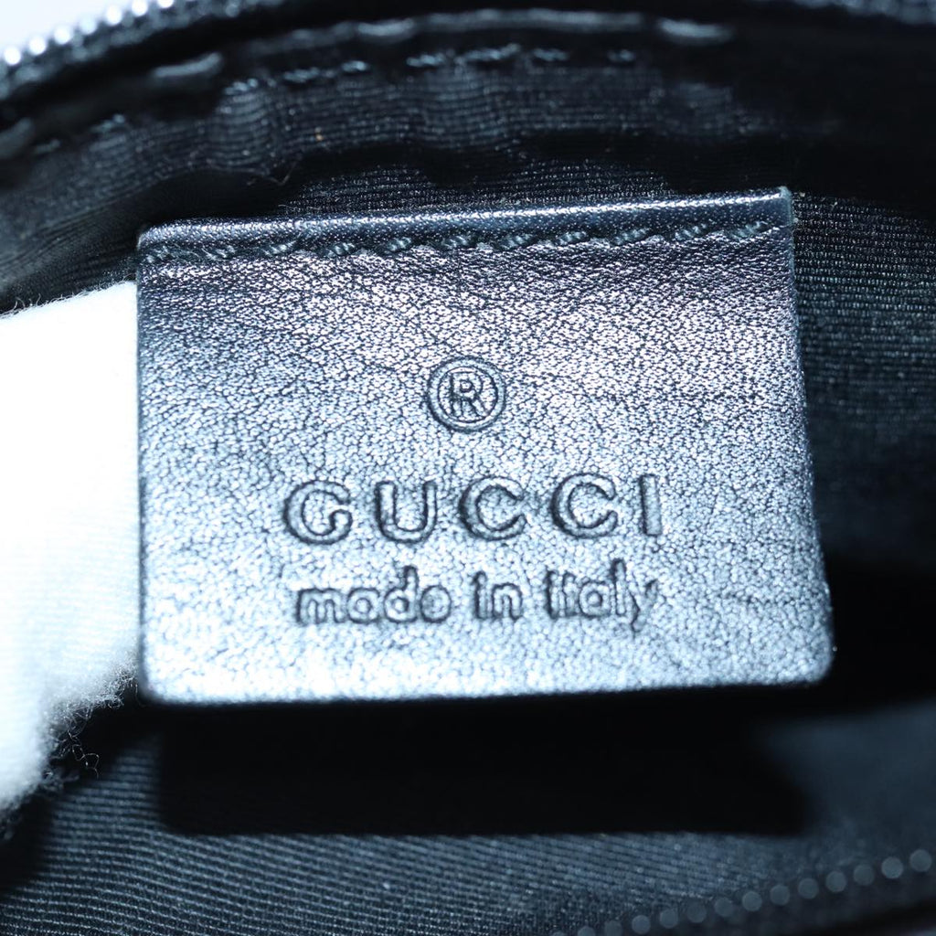 GUCCI GG Canvas Shoulder Bag Black 90644 hk1517