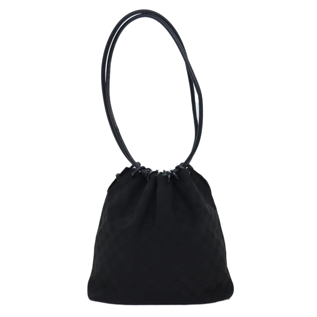 GUCCI GG Canvas Shoulder Bag Black 90644 hk1517
