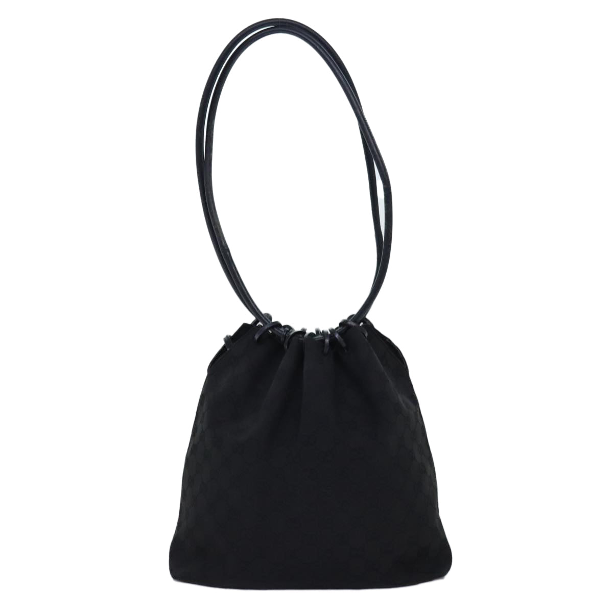 GUCCI GG Canvas Shoulder Bag Black 90644 hk1517