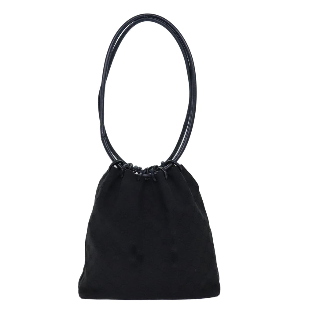 GUCCI GG Canvas Shoulder Bag Black 90644 hk1517