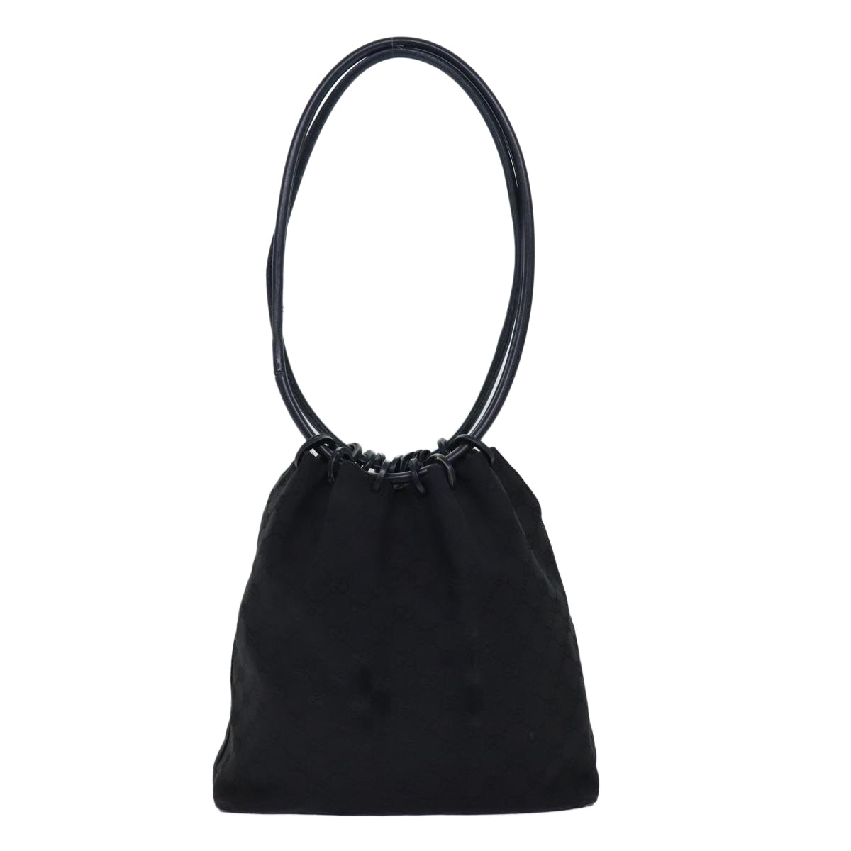 GUCCI GG Canvas Shoulder Bag Black 90644 hk1517