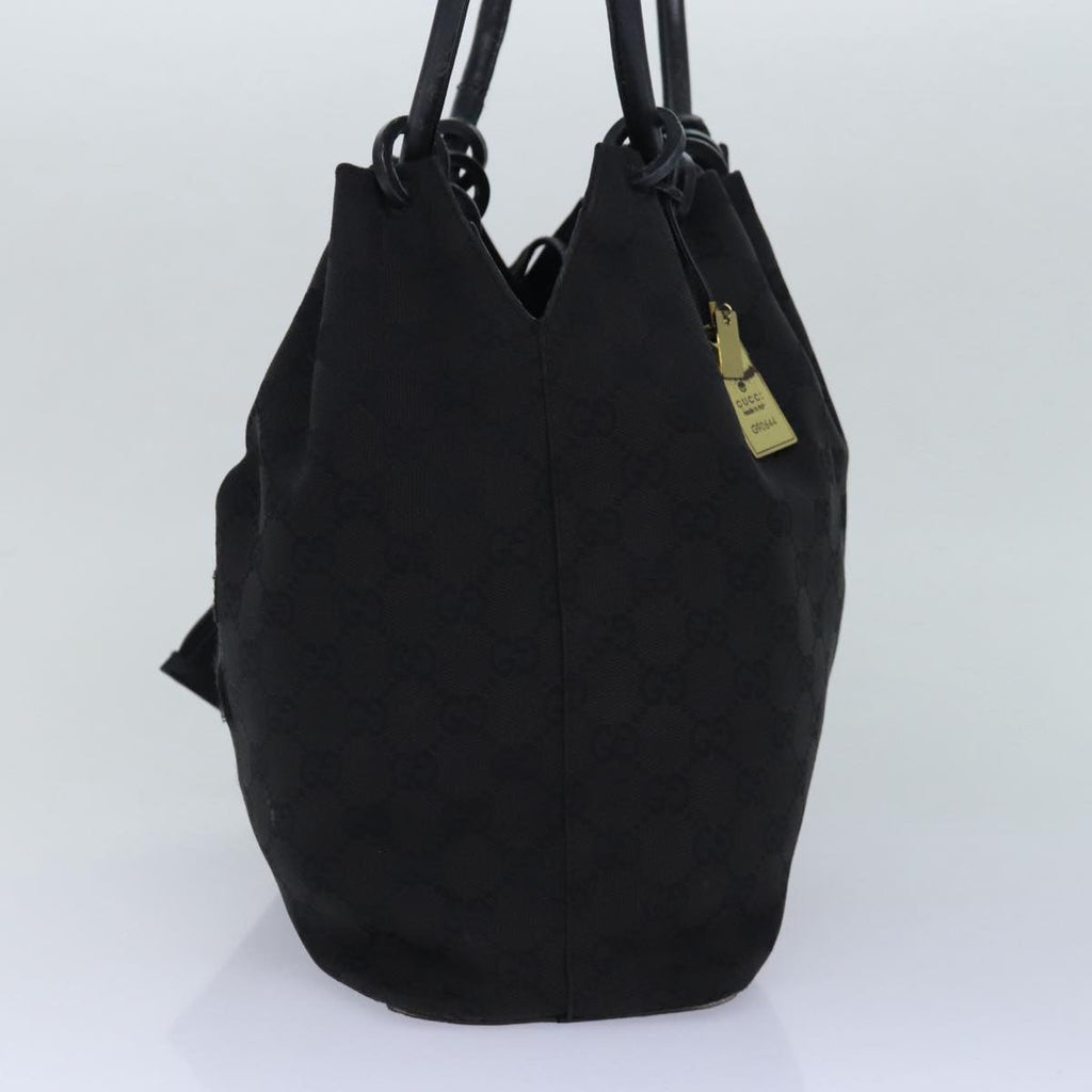GUCCI GG Canvas Shoulder Bag Black 90644 hk1517