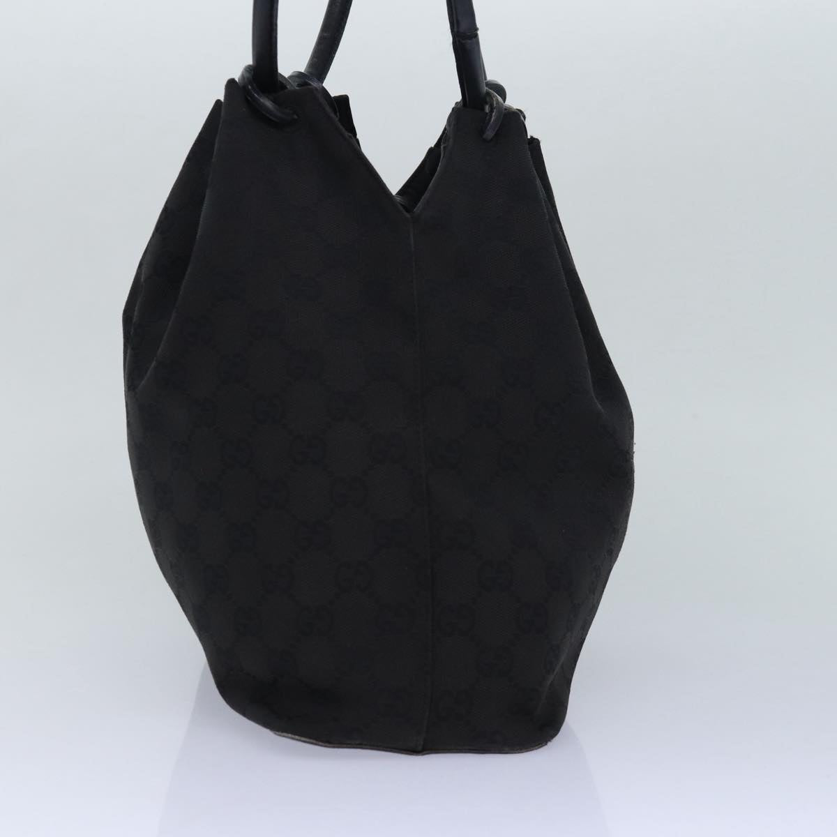 GUCCI GG Canvas Shoulder Bag Black 90644 hk1517
