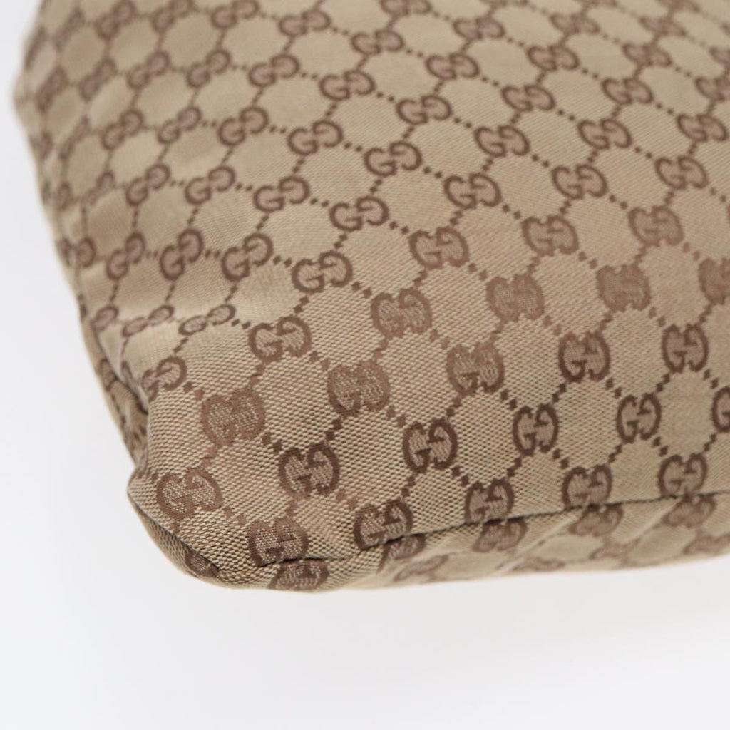 GUCCI Drawstring Bag GG Canvas Beige 014 1135 hk1558