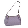 GUCCI GG Canvas Shoulder Bag Purple Gold 92699 hk1631