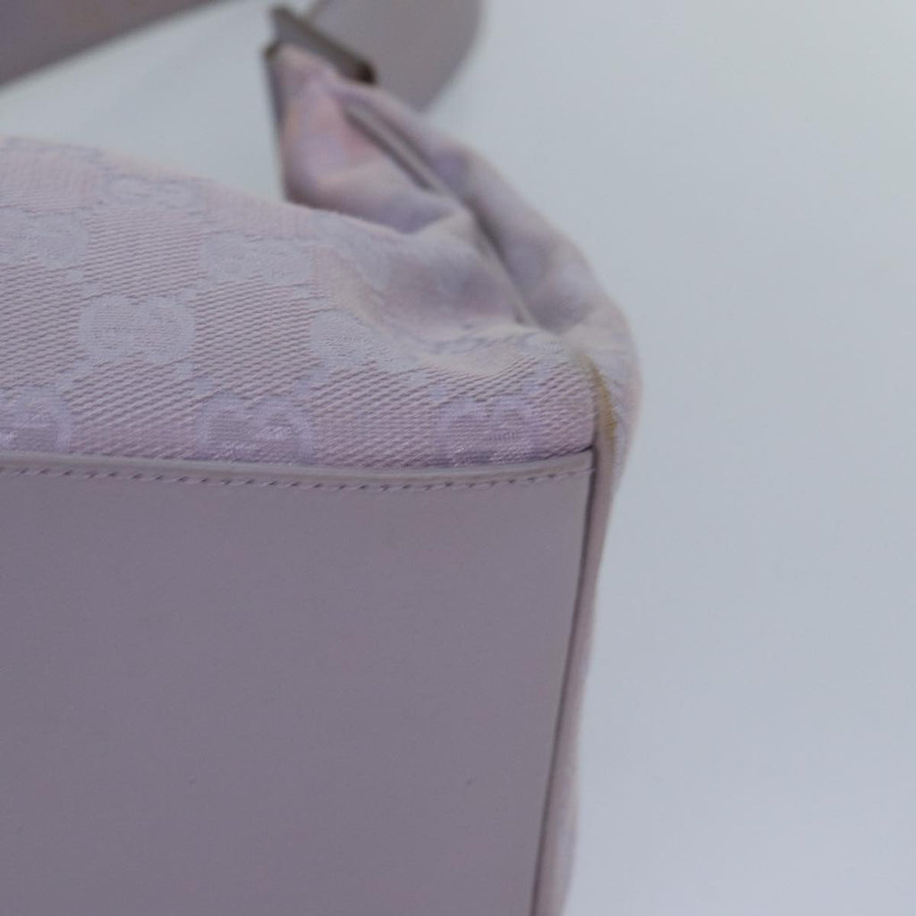 GUCCI GG Canvas Shoulder Bag Purple Gold 92699 hk1631