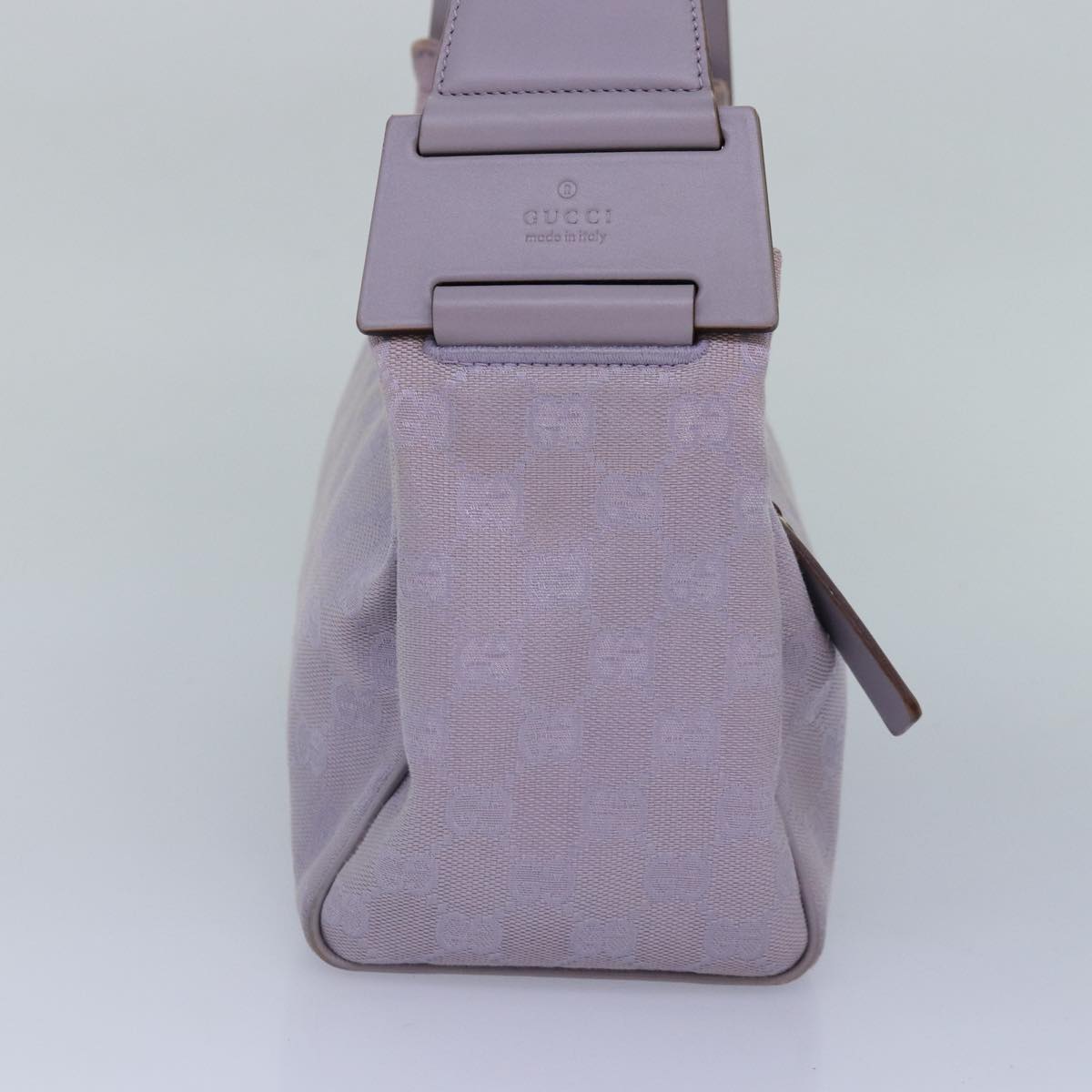 GUCCI GG Canvas Shoulder Bag Purple Gold 92699 hk1631