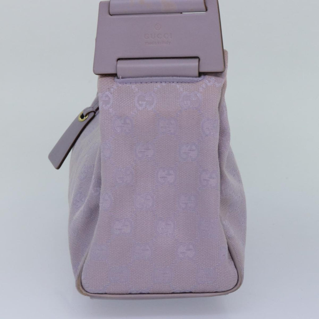 GUCCI GG Canvas Shoulder Bag Purple Gold 92699 hk1631