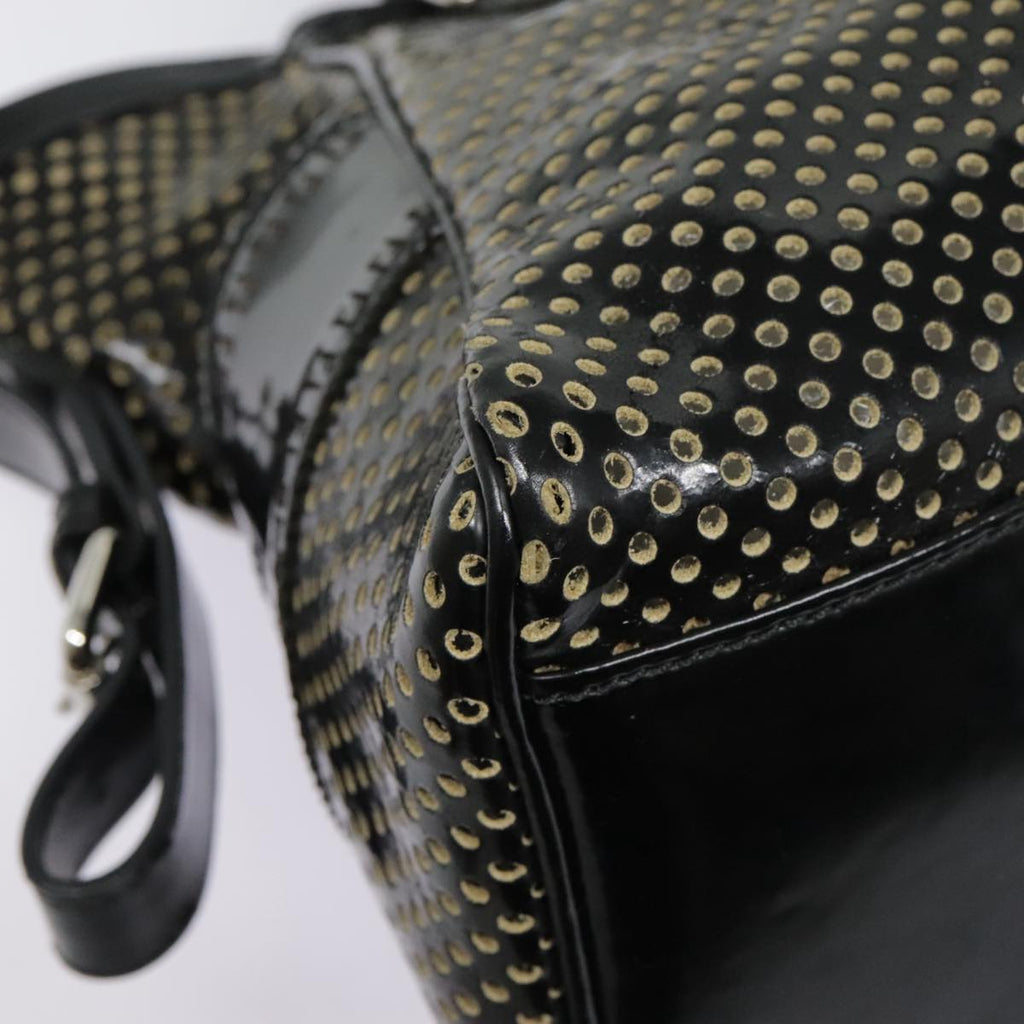 FENDI Hand Bag Enamel Black 8BN157 hk1661
