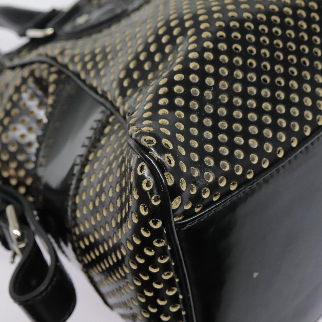 FENDI Hand Bag Enamel Black 8BN157 hk1661