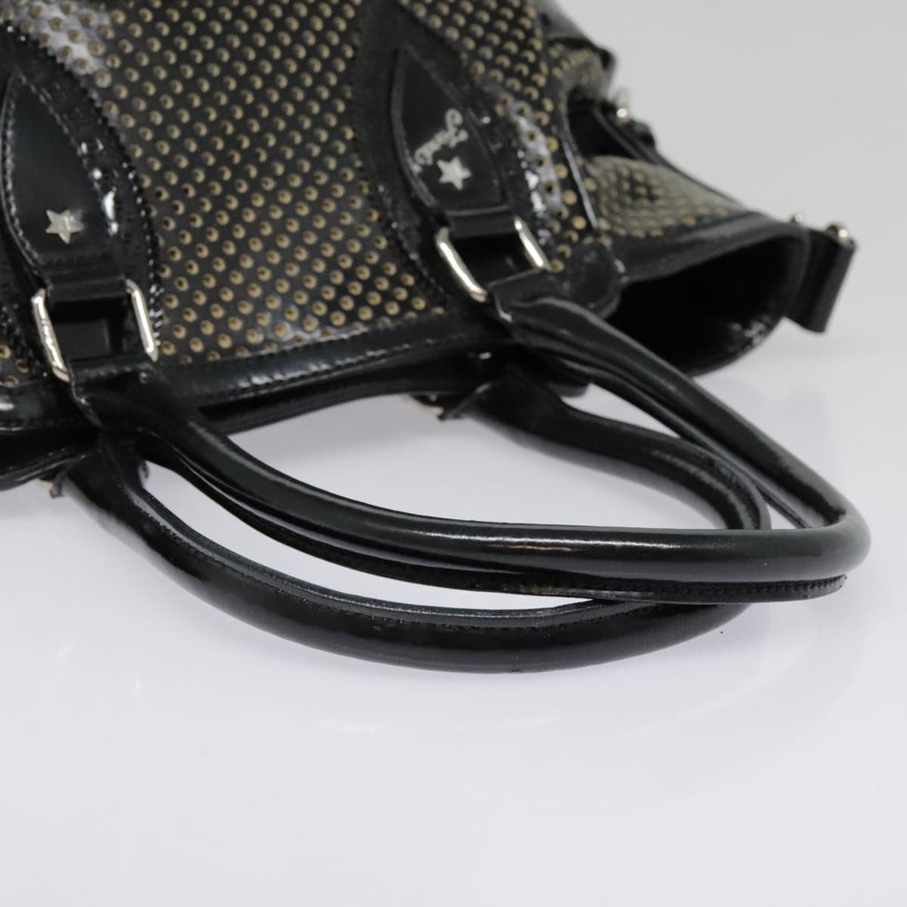 FENDI Hand Bag Enamel Black 8BN157 hk1661