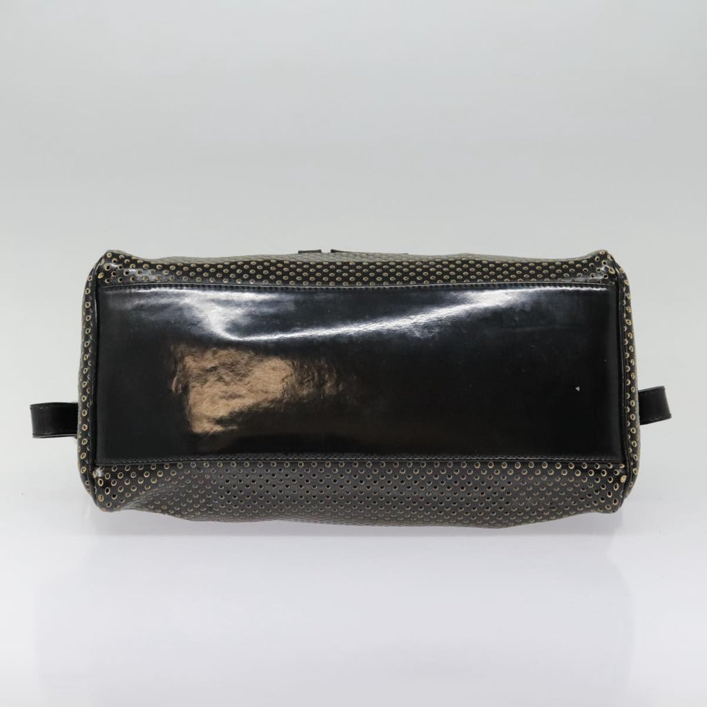 FENDI Hand Bag Enamel Black 8BN157 hk1661