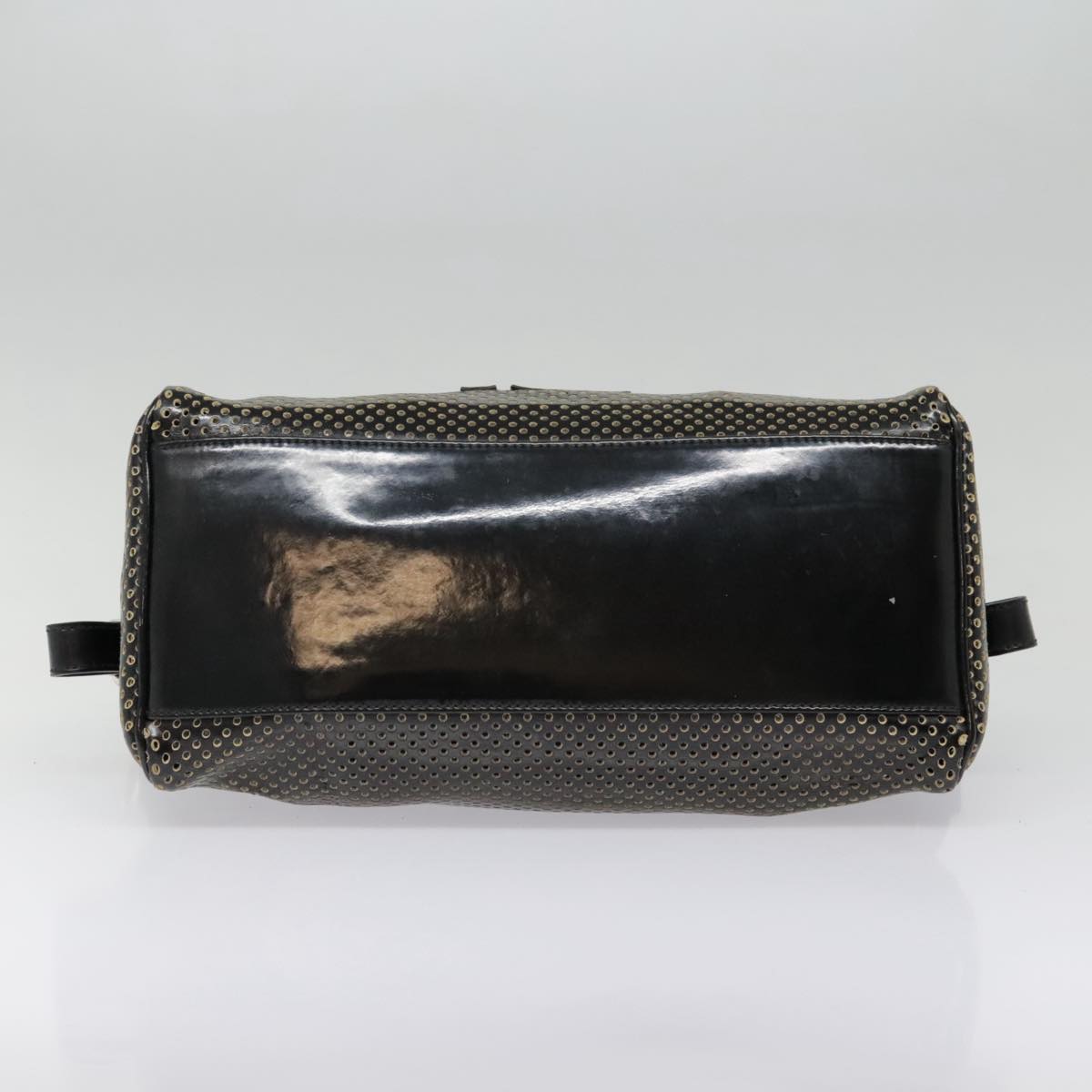 FENDI Hand Bag Enamel Black 8BN157 hk1661