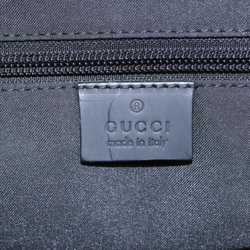 GUCCI GG Canvas Boston Bag Black Silver 012 0383 hk1725