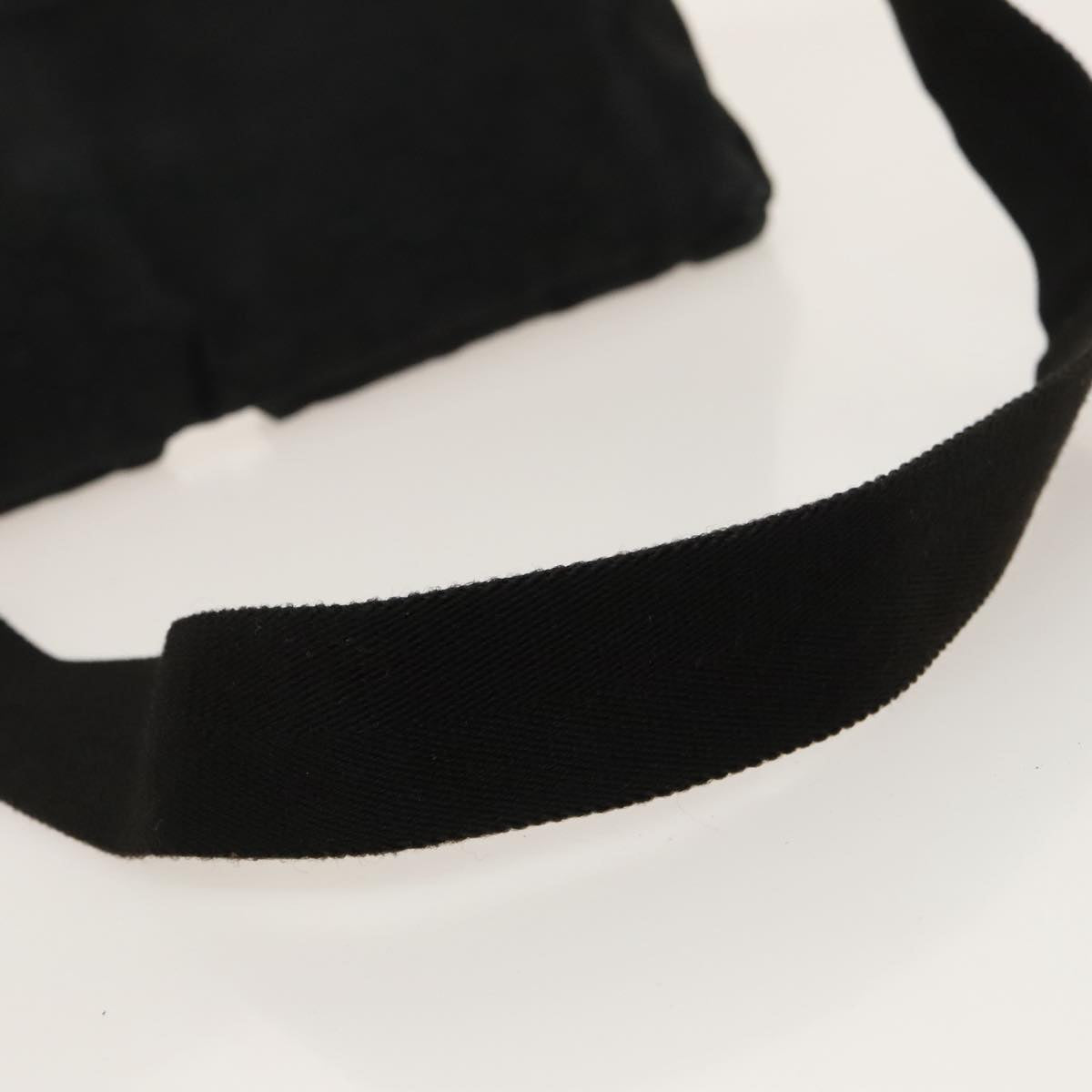GUCCI GG Canvas Waist bag Black Silver 28566 hk1736